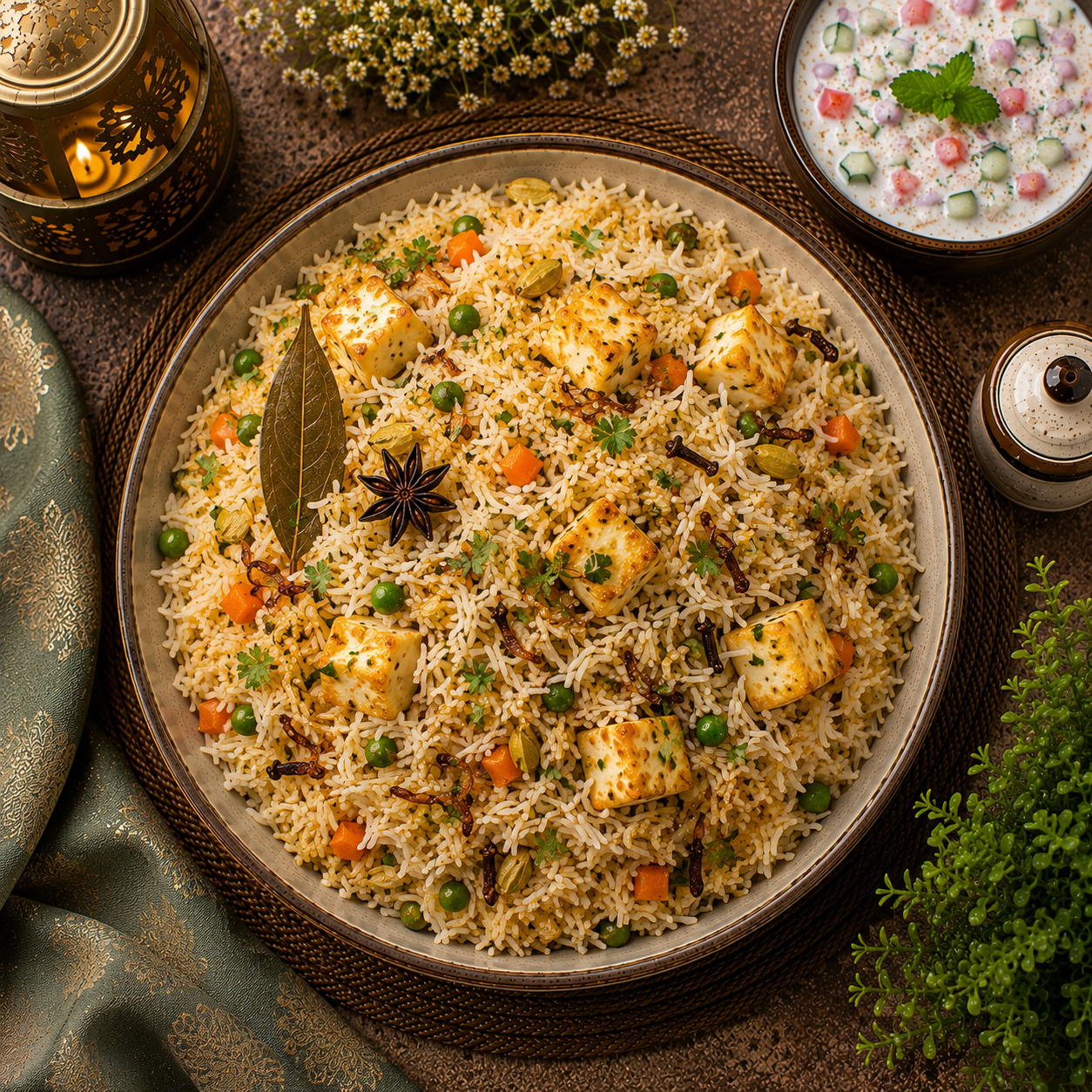 Paneer Pulao